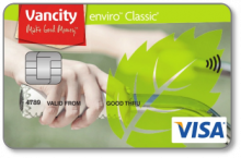 Vancity enviro Classic VISA with low interest rate and rewards