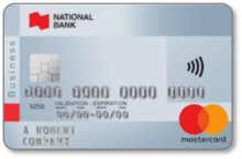 National Bank Business Card MASTERCARD
