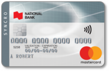 National Bank Syncro MASTERCARD Credit Card