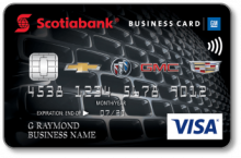 Scotiabank GM  Visa Business Card 