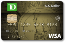 TD U.S. Dollar Visa Card