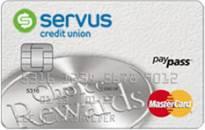 Servus Credit Union No Fee Choice Rewards MASTERCARD